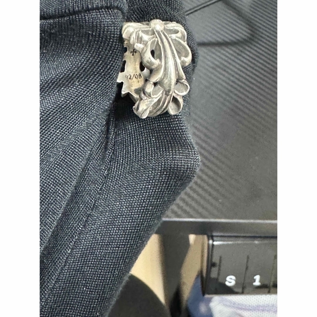 Chrome Hearts(クロムハーツ)のクロムハーツ　ダブルフローラルリング メンズのアクセサリー(リング(指輪))の商品写真