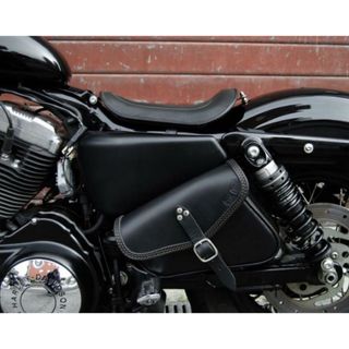 ハーレーダビッドソン(Harley Davidson)の【ひやんごん様専用】Ends Cuoio（エンズ　クオイオ） サイドバッグ左用(パーツ)