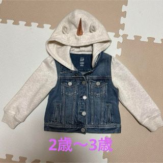 babyGAP - babyGAP  2〜3歳　ユニコーンGジャン　男女兼用　デニム