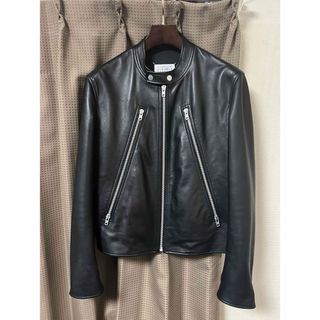 Maison Martin Margiela - 期間限定マルジェラ　52 ハの字ライダース　ラムレザー　羊革　シングルライダース