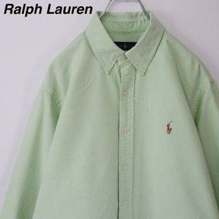 Ralph Lauren - 【春カラー】ラルフローレン／BDシャツ　刺繍ロゴ　パステルカラー　ペールトーン