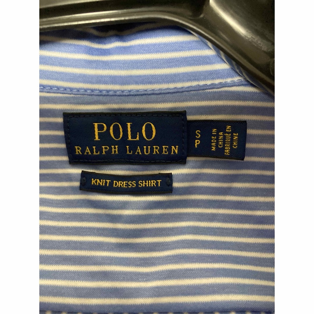 POLO RALPH LAUREN(ポロラルフローレン)の新品　ポロラルフローレンブラウスコットンシャツ　ブルーストライプ レディースのトップス(シャツ/ブラウス(長袖/七分))の商品写真