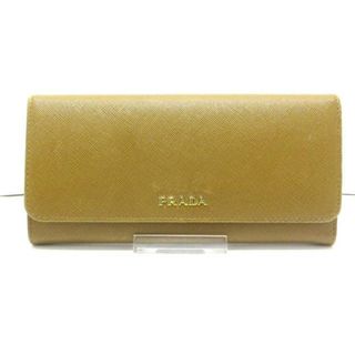 プラダ(PRADA)のPRADA(プラダ) 長財布 - ライトブラウン(財布)