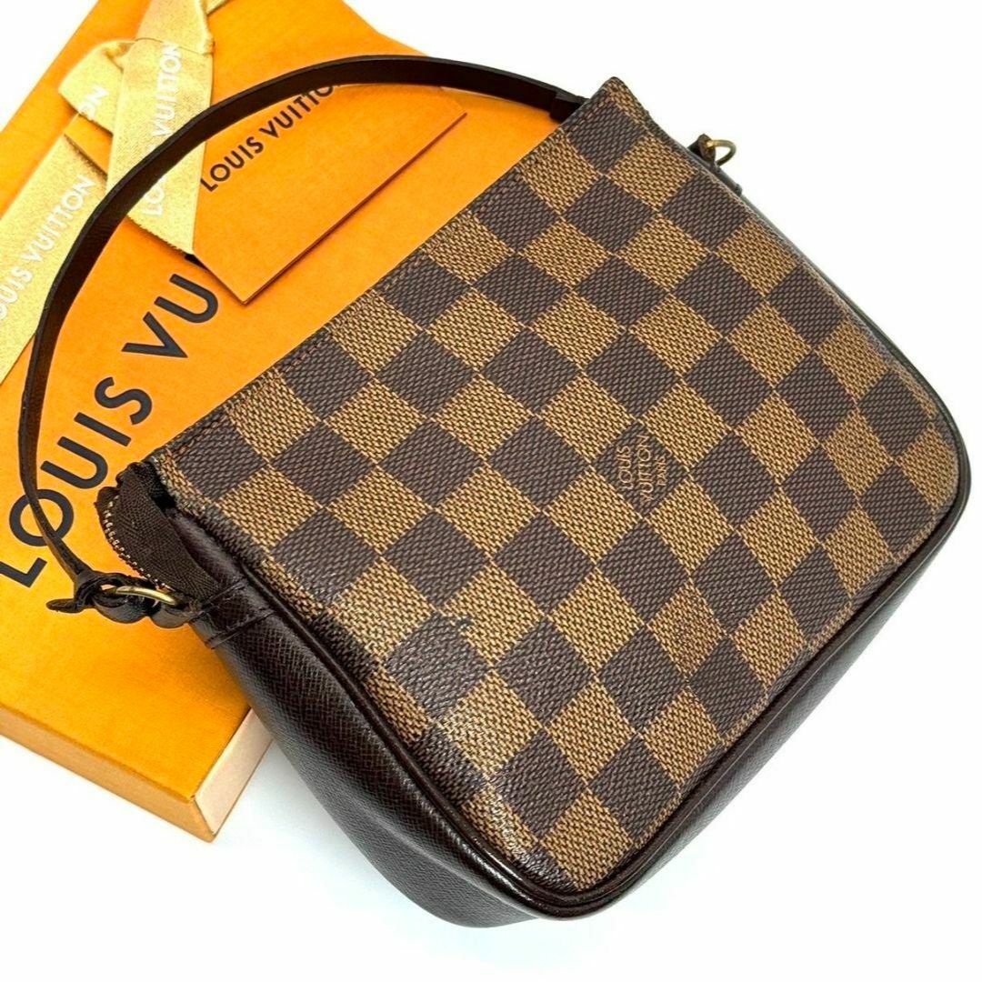 LOUIS VUITTON(ルイヴィトン)の超美品 ルイヴィトン ダミエ トゥルースメイクアップ　ポーチ レディースのバッグ(その他)の商品写真