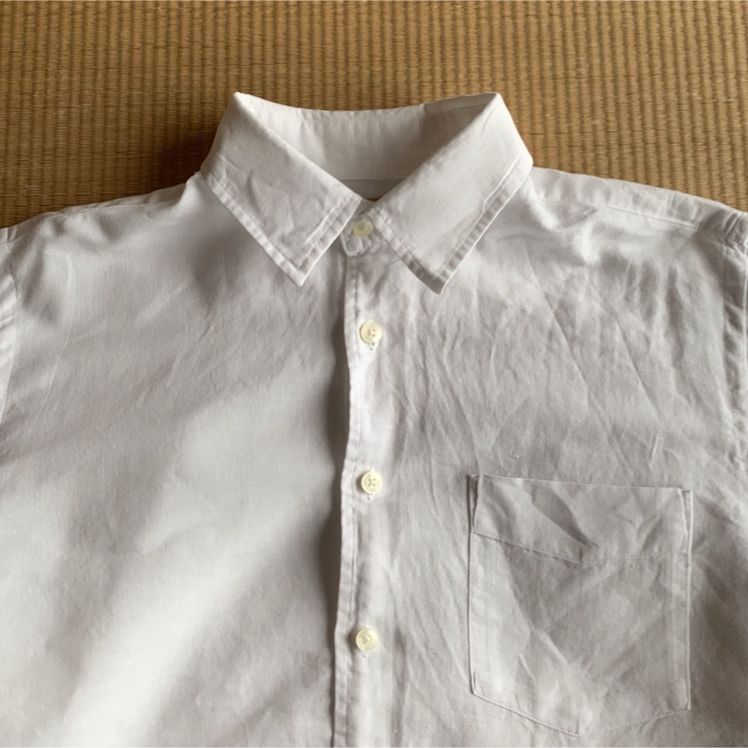 UNIQLO(ユニクロ)のUNIQLO ユニクロ LINEN BREND 長袖 リネンブレントシャツ レディースのトップス(シャツ/ブラウス(長袖/七分))の商品写真