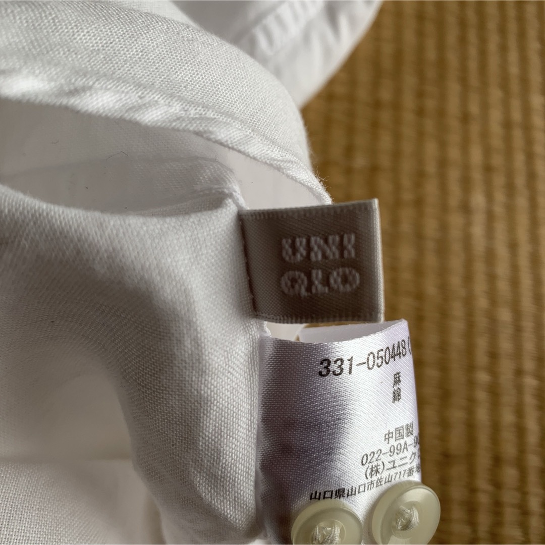 UNIQLO(ユニクロ)のUNIQLO ユニクロ LINEN BREND 長袖 リネンブレントシャツ レディースのトップス(シャツ/ブラウス(長袖/七分))の商品写真