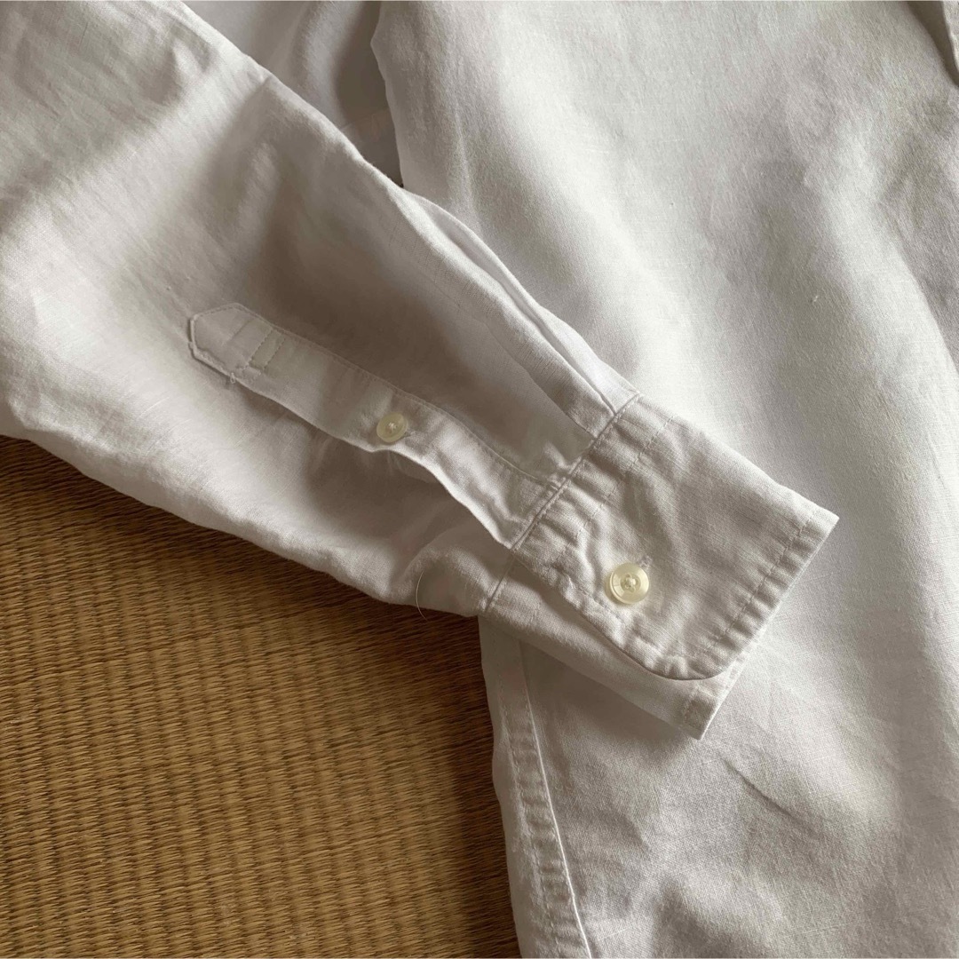 UNIQLO(ユニクロ)のUNIQLO ユニクロ LINEN BREND 長袖 リネンブレントシャツ レディースのトップス(シャツ/ブラウス(長袖/七分))の商品写真