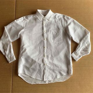 ユニクロ(UNIQLO)のUNIQLO ユニクロ LINEN BREND 長袖 リネンブレントシャツ(シャツ/ブラウス(長袖/七分))