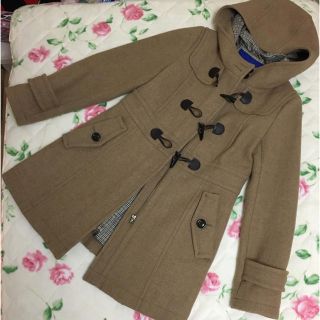 バーバリー(BURBERRY)のバーバリー ブルーレーベル ダッフルコート キャメル(ダッフルコート)