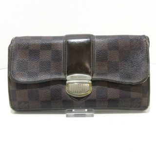 ルイヴィトン(LOUIS VUITTON)のルイヴィトン 長財布 ダミエ N61747 エベヌ(財布)