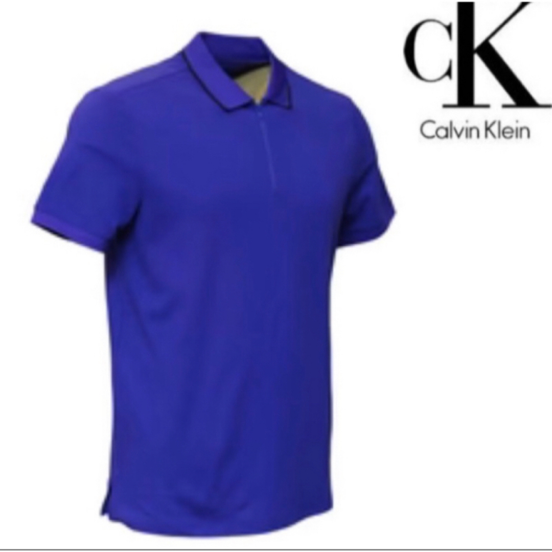 Calvin Klein(カルバンクライン)の送料無料 新品 CALVIN KLEIN ポロシャツ XL メンズのトップス(ポロシャツ)の商品写真