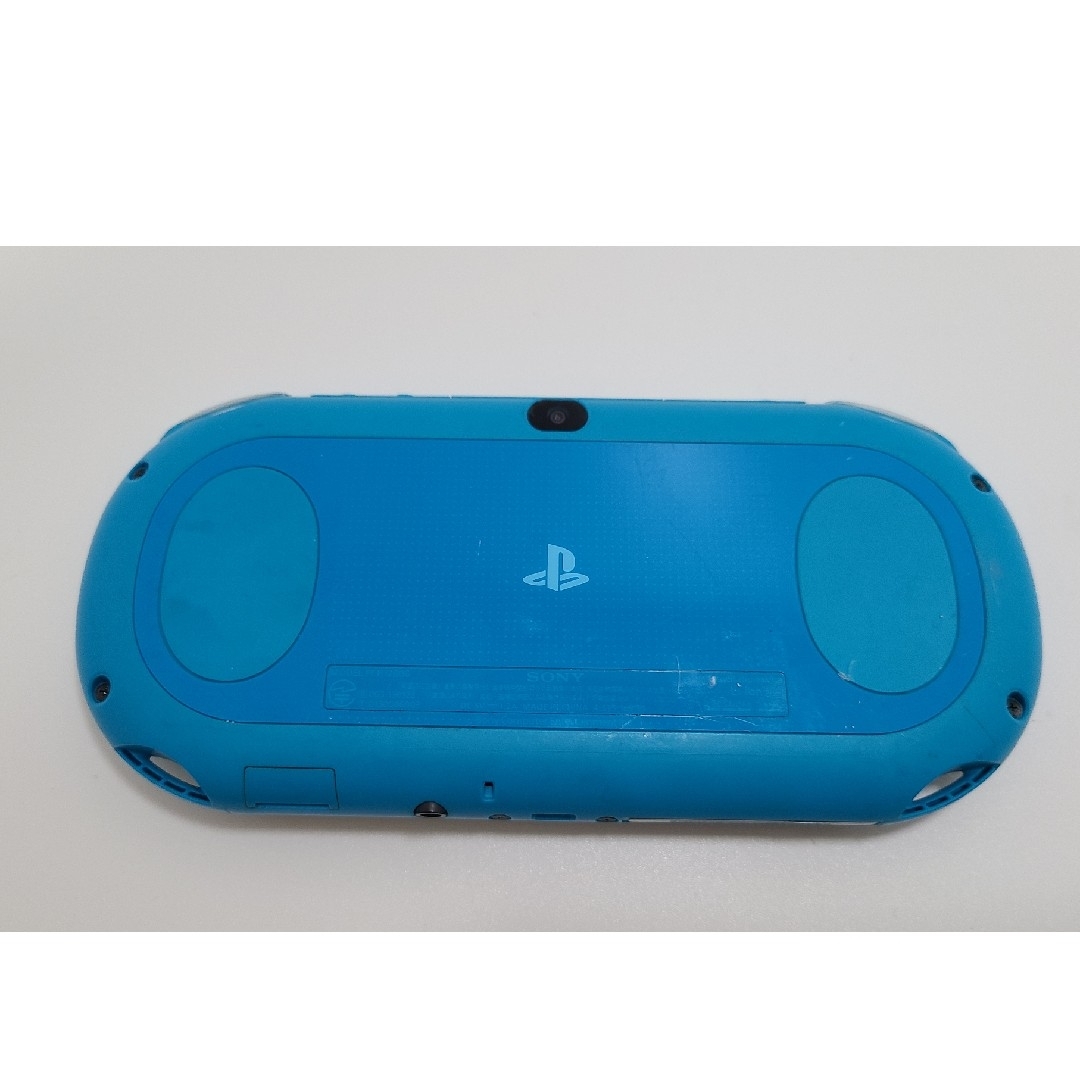 PlayStation Vita(プレイステーションヴィータ)のPlaystation Vita PCH2000 アクアブルー エンタメ/ホビーのゲームソフト/ゲーム機本体(携帯用ゲーム機本体)の商品写真