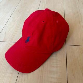 POLO RALPH LAUREN - POLO ポロ ラルフローレン キッズサイズ レッド 赤 キャップ 帽子