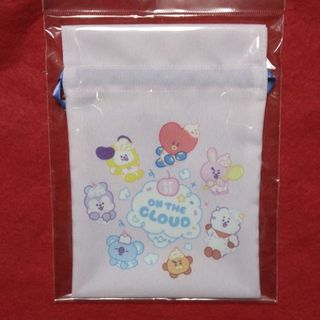 ビーティーイシビル(BT21)の新品未使用【BT21巾着グループアート②OntheCloud】(アイドルグッズ)