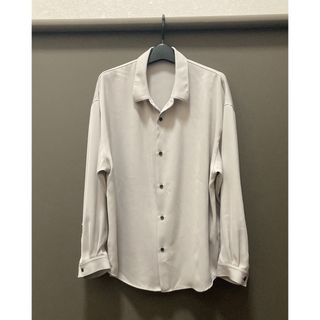 ハレ(HARE)の【極美品✨】HARE トロミシャツ Mサイズ ライトグレー(シャツ)