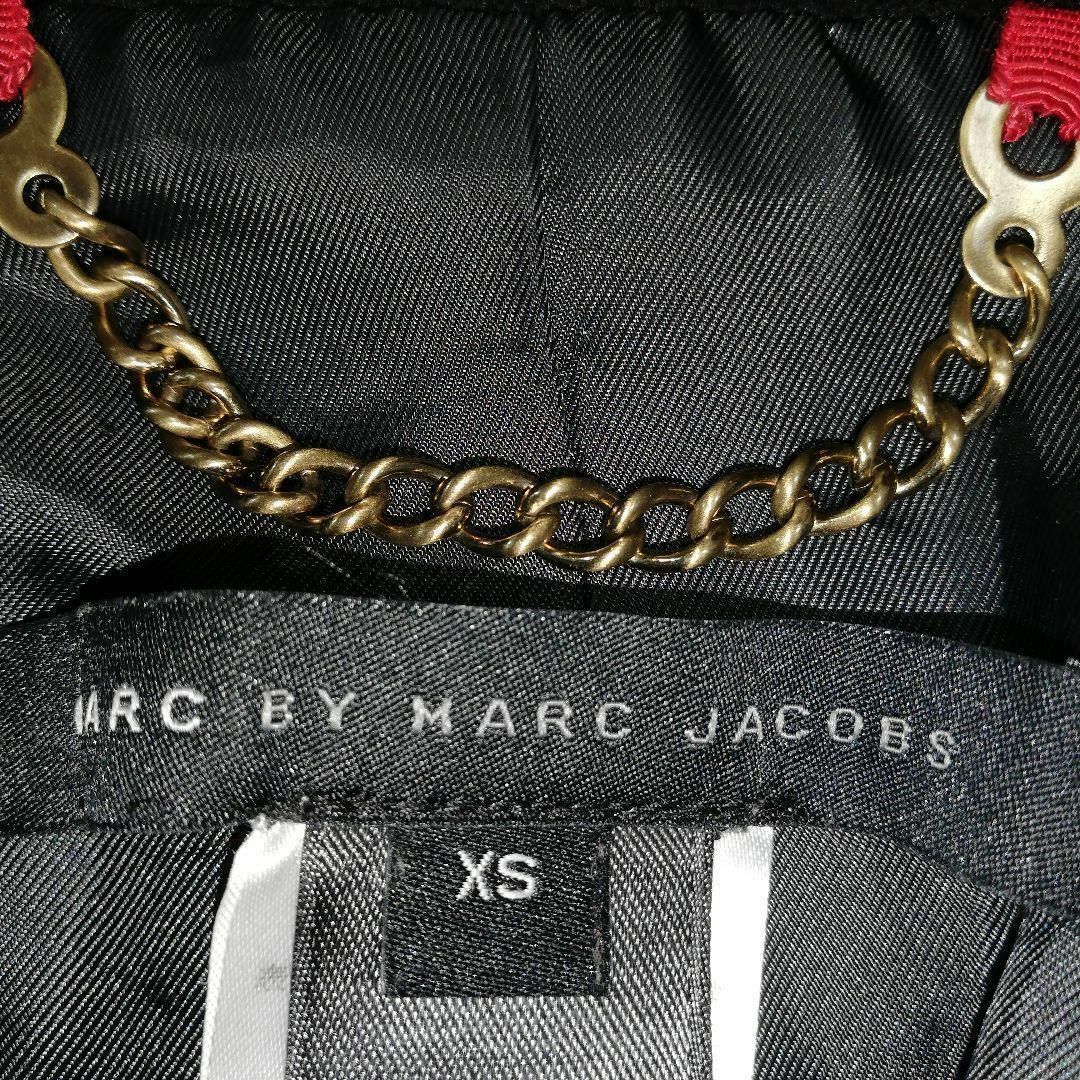 MARC BY MARC JACOBS(マークバイマークジェイコブス)のマークバイマークジェイコブス　ロングコート　Aライン　レディース　XS　ブラック レディースのジャケット/アウター(ピーコート)の商品写真