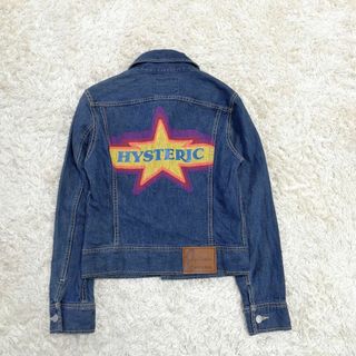 ヒステリックグラマー(HYSTERIC GLAMOUR)のヒステリックグラマー　デニムジャケット　Gジャン　コットン　ロゴ　レディース　S(Gジャン/デニムジャケット)