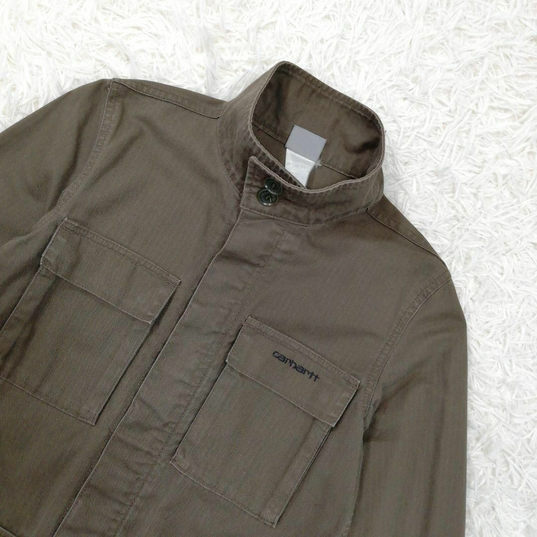 carhartt(カーハート)のカーハート　ジャケット　ミリタリージャケット　スタンドカラー　レディース　S レディースのジャケット/アウター(ブルゾン)の商品写真