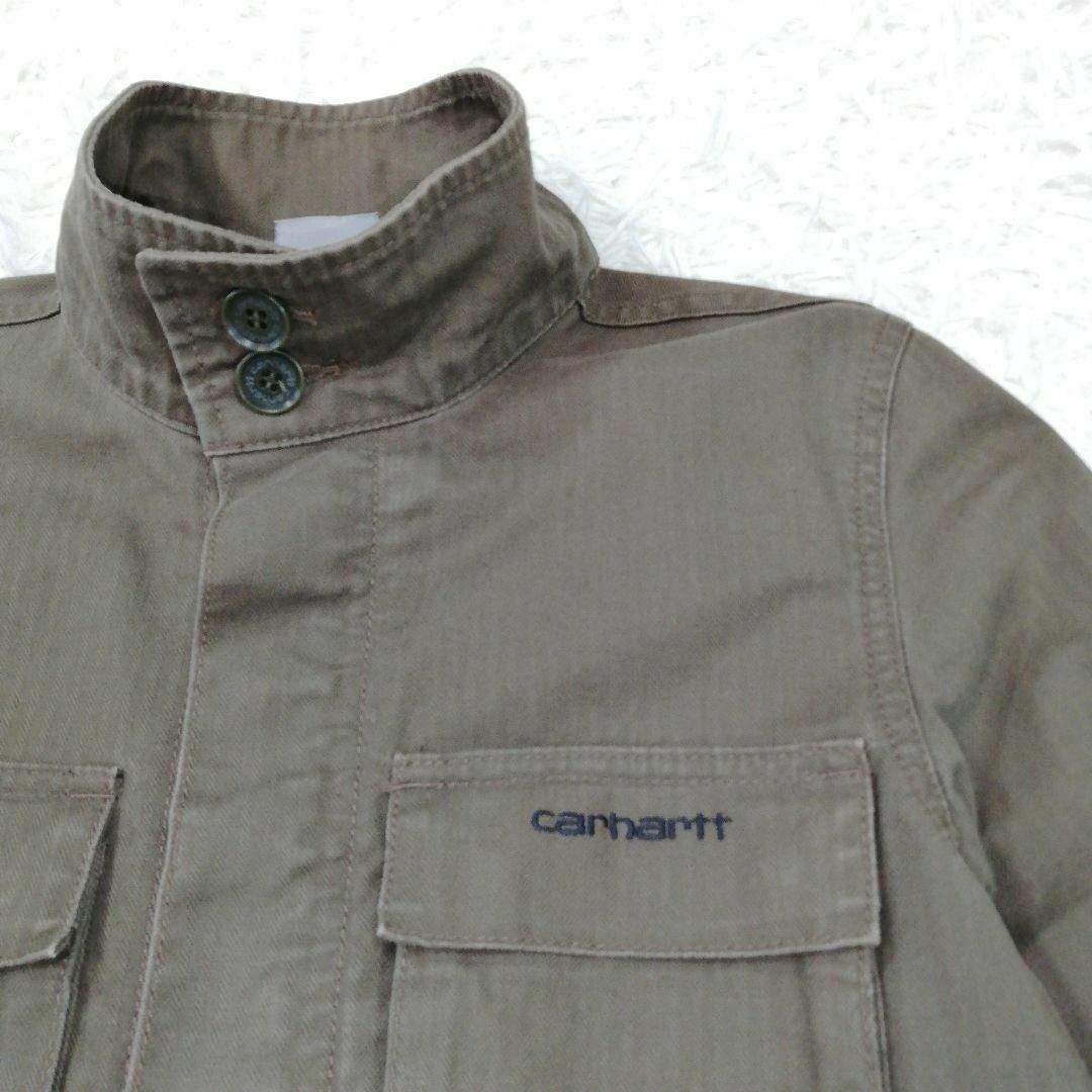 carhartt(カーハート)のカーハート　ジャケット　ミリタリージャケット　スタンドカラー　レディース　S レディースのジャケット/アウター(ブルゾン)の商品写真