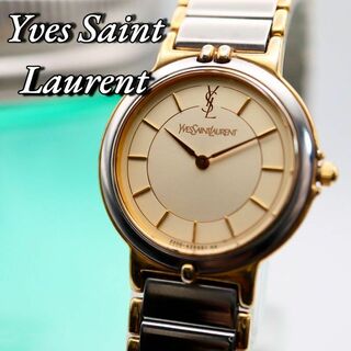 イヴサンローラン(Yves Saint Laurent)の美品 Yves Saint Laurent シルバー×ゴールド 腕時計 738(腕時計)
