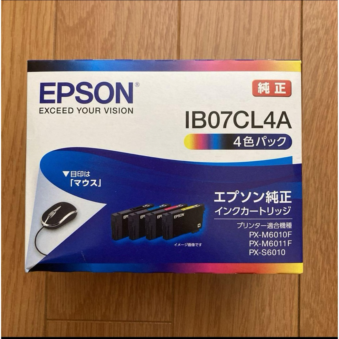 EPSON(エプソン)のエプソン　EPSON IB07CL4A 4色パック スマホ/家電/カメラのPC/タブレット(PC周辺機器)の商品写真
