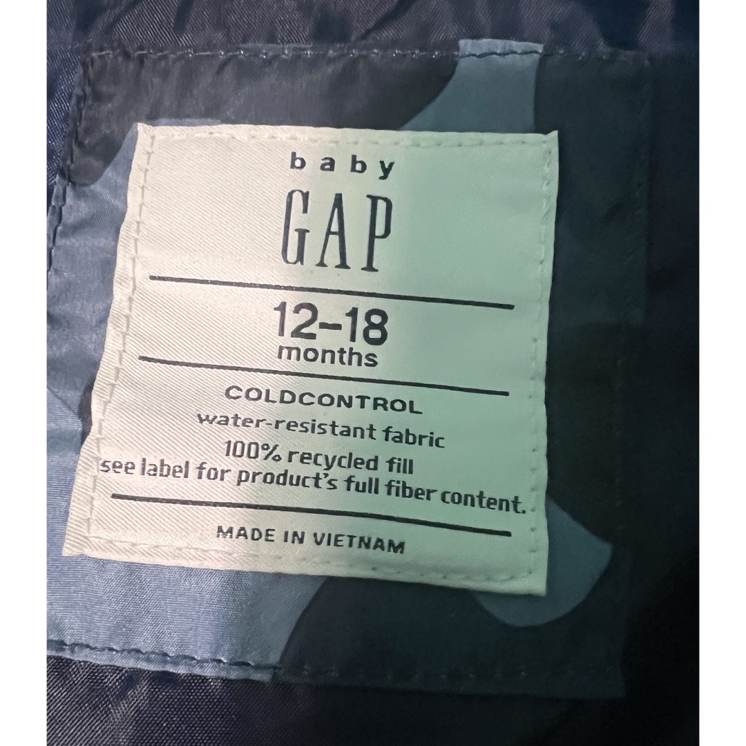 babyGAP(ベビーギャップ)のGAP ダウンベスト キッズ/ベビー/マタニティのキッズ服男の子用(90cm~)(ジャケット/上着)の商品写真
