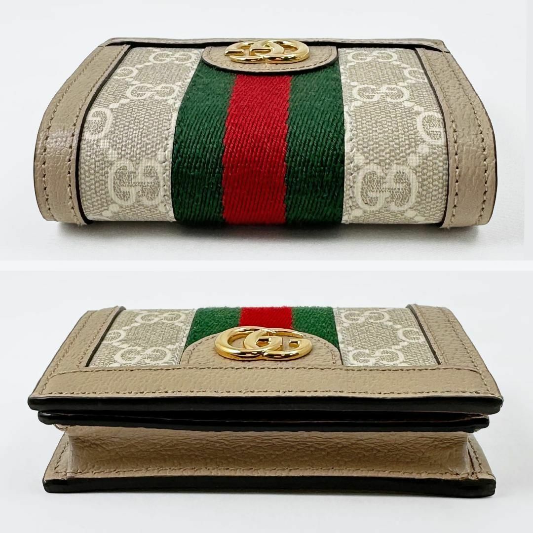 Gucci(グッチ)の◎極美品◎グッチ 二つ折り財布 オフィディア GG柄 ダブルG シェリーライン レディースのファッション小物(財布)の商品写真