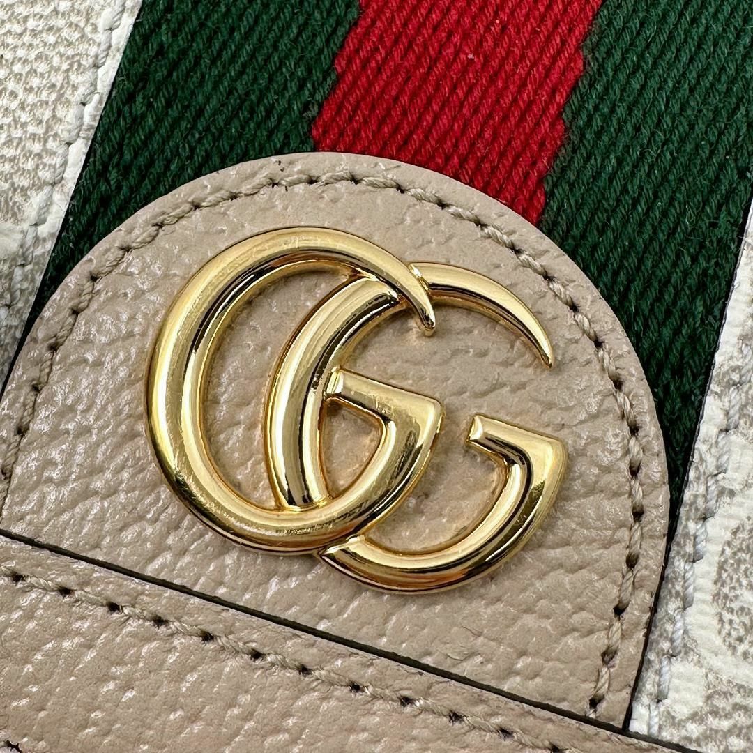 Gucci(グッチ)の◎極美品◎グッチ 二つ折り財布 オフィディア GG柄 ダブルG シェリーライン レディースのファッション小物(財布)の商品写真