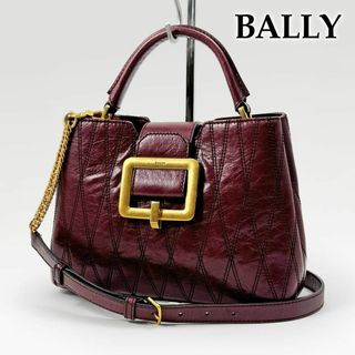 バリー(Bally)のBALLY バリー 2wayショルダーバッグ キルティング JORAH ボルドー(ショルダーバッグ)