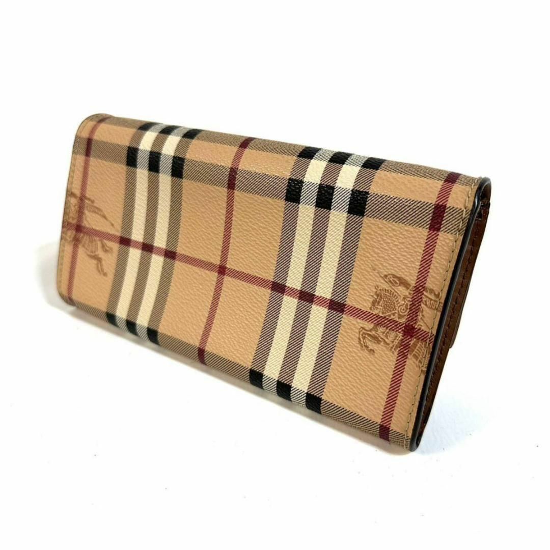 BURBERRY(バーバリー)の【美品】BURBERRY 長財布 ノバチェック  ベージュ ゴールド金具 レディースのファッション小物(財布)の商品写真