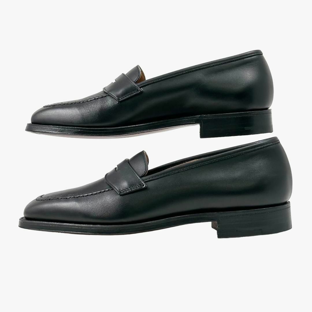 Crockett&Jones(クロケットアンドジョーンズ)の極美品◎クロケットアンドジョーンズ エプソン コインローファー 黒 55C 23 レディースの靴/シューズ(ローファー/革靴)の商品写真