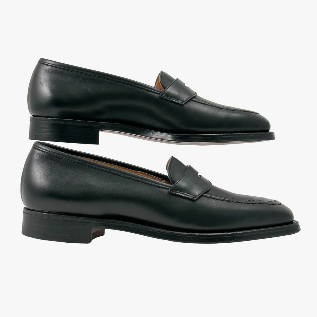 Crockett&Jones(クロケットアンドジョーンズ)の極美品◎クロケットアンドジョーンズ エプソン コインローファー 黒 55C 23 レディースの靴/シューズ(ローファー/革靴)の商品写真