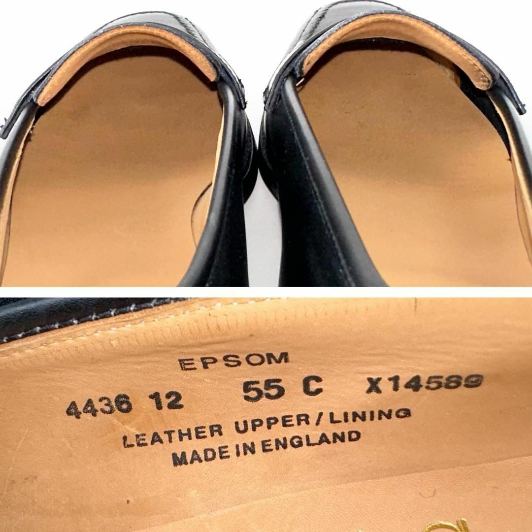 Crockett&Jones(クロケットアンドジョーンズ)の極美品◎クロケットアンドジョーンズ エプソン コインローファー 黒 55C 23 レディースの靴/シューズ(ローファー/革靴)の商品写真