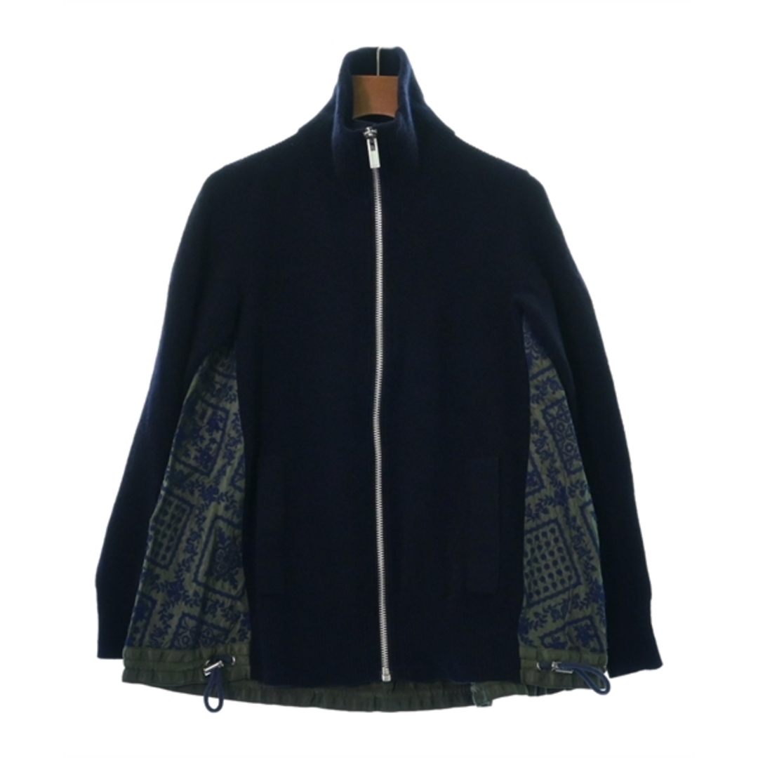 sacai(サカイ)のsacai サカイ カーディガン 2(M位) 紺 【古着】【中古】 レディースのトップス(カーディガン)の商品写真