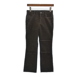 ドゥーズィエムクラス(DEUXIEME CLASSE)のDeuxieme Classe クロップドパンツ 36(S位) 茶 【古着】【中古】(クロップドパンツ)