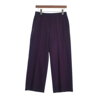 セオリーリュクス(Theory luxe)のtheory luxe セオリーリュクス クロップドパンツ 38(M位) 紫 【古着】【中古】(クロップドパンツ)