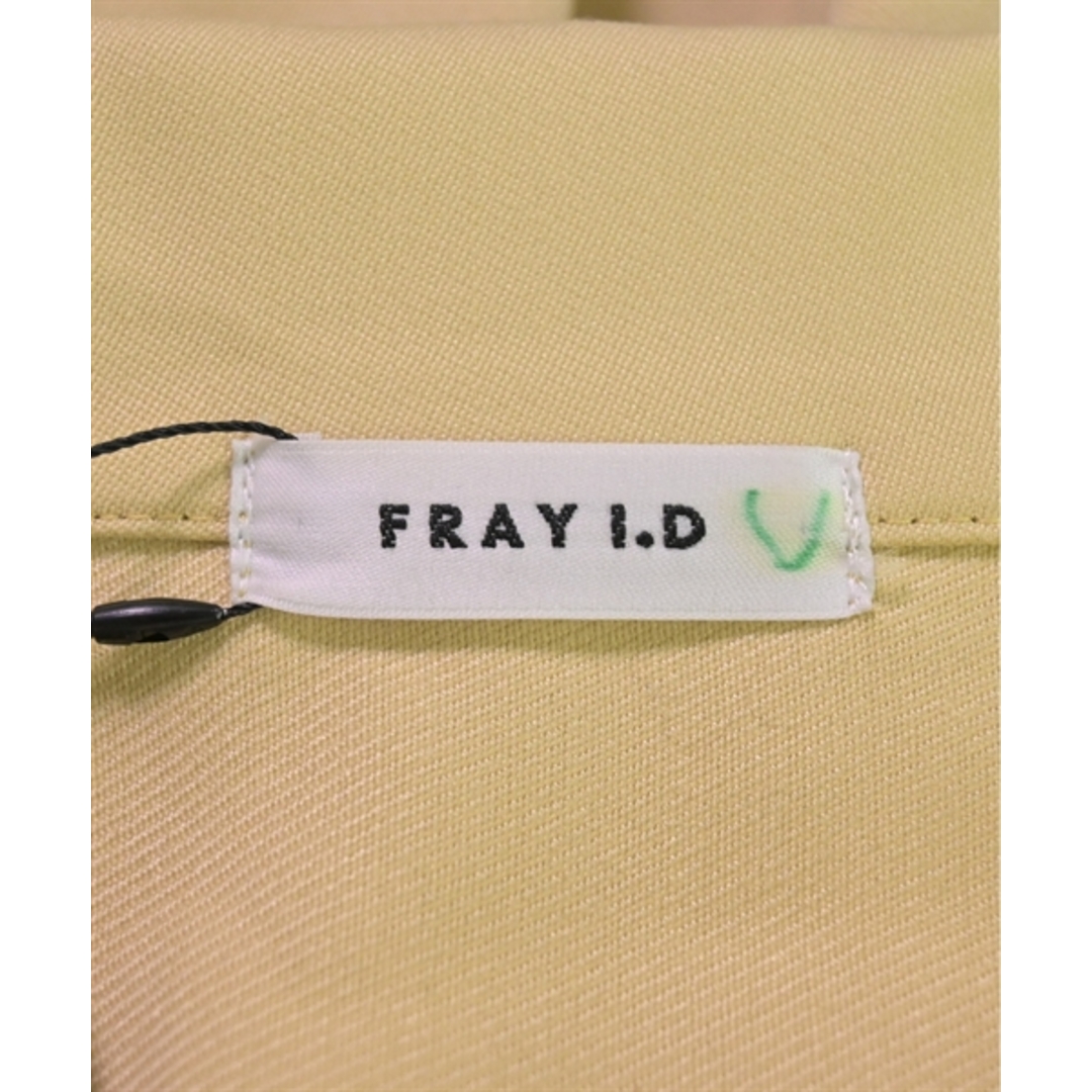 FRAY I.D(フレイアイディー)のFRAY I.D フレイアイディー ブラウス 0(S位) 黄 【古着】【中古】 レディースのトップス(シャツ/ブラウス(長袖/七分))の商品写真