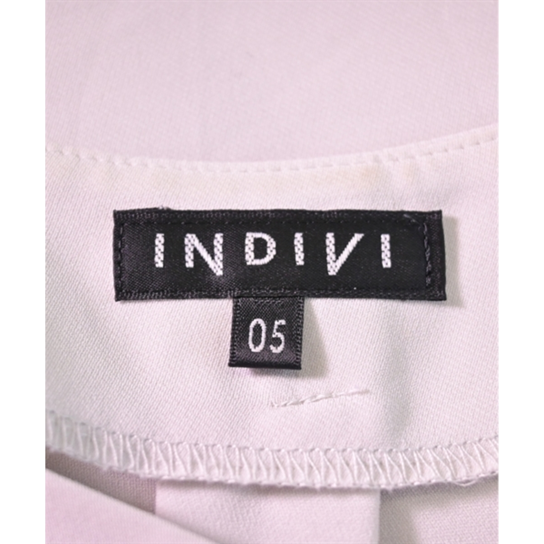 INDIVI(インディヴィ)のINDIVI インディヴィ カジュアルシャツ 05(XXS位) グレー 【古着】【中古】 レディースのトップス(シャツ/ブラウス(長袖/七分))の商品写真
