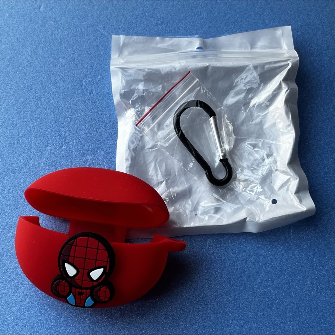 MARVEL(マーベル)の🎶スパイダーマン；【新品】樹脂製イヤホン充電器カバー スマホ/家電/カメラのオーディオ機器(ヘッドフォン/イヤフォン)の商品写真