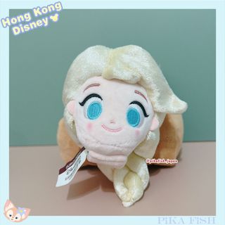 ディズニー(Disney)の【現地購入☆正規品】エルサ　カスタマイズカチューシャぬいぐるみマスコット　香港(キャラクターグッズ)