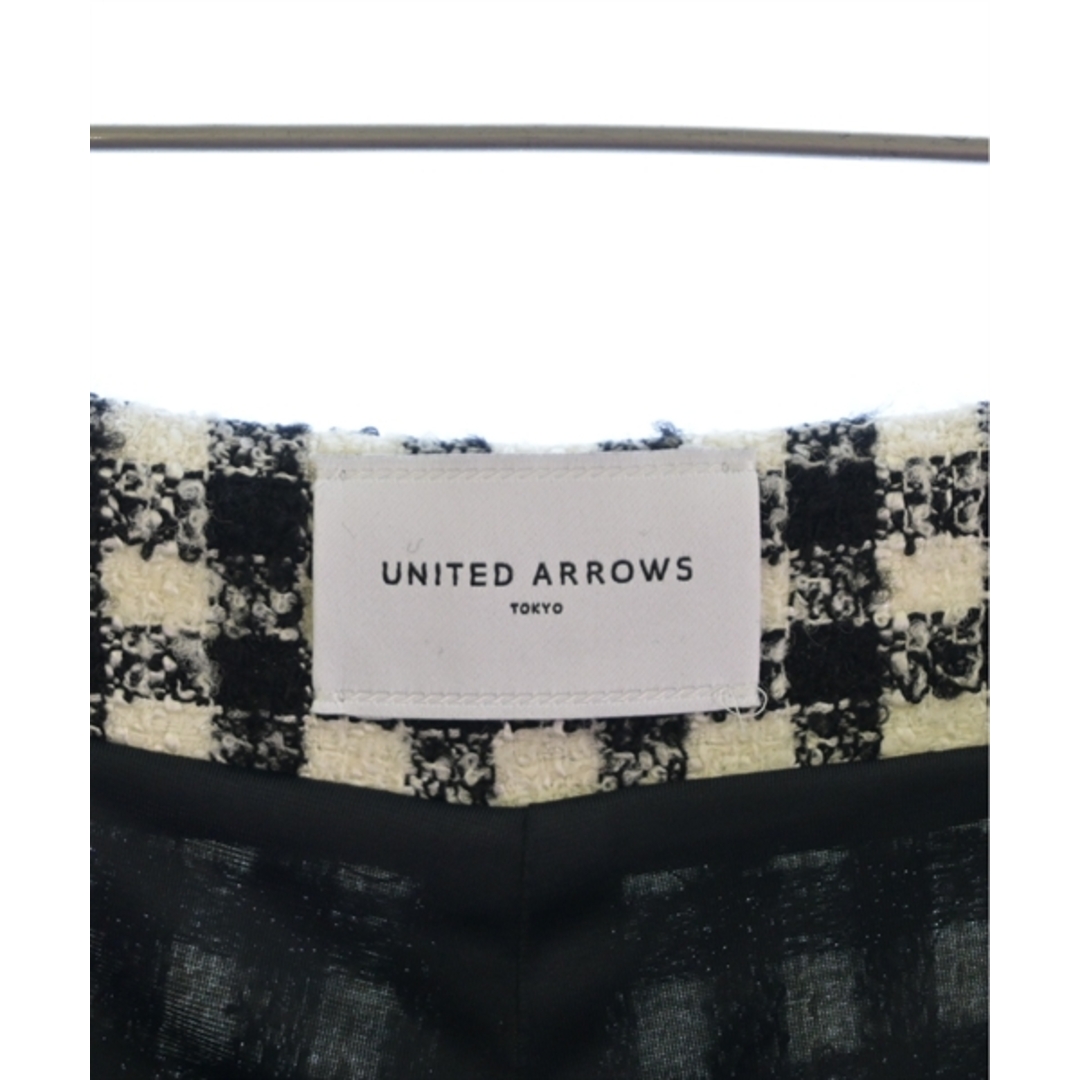 UNITED ARROWS(ユナイテッドアローズ)のUNITED ARROWS パンツ（その他） 36(S位) 黒x白(チェック) 【古着】【中古】 レディースのパンツ(その他)の商品写真