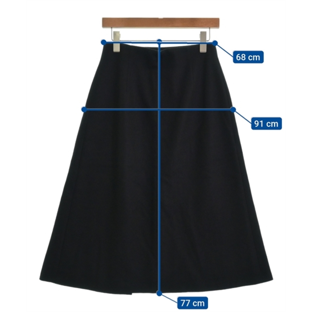 UNITED ARROWS(ユナイテッドアローズ)のUNITED ARROWS ロング・マキシ丈スカート 40(M位) 黒 【古着】【中古】 レディースのスカート(ロングスカート)の商品写真