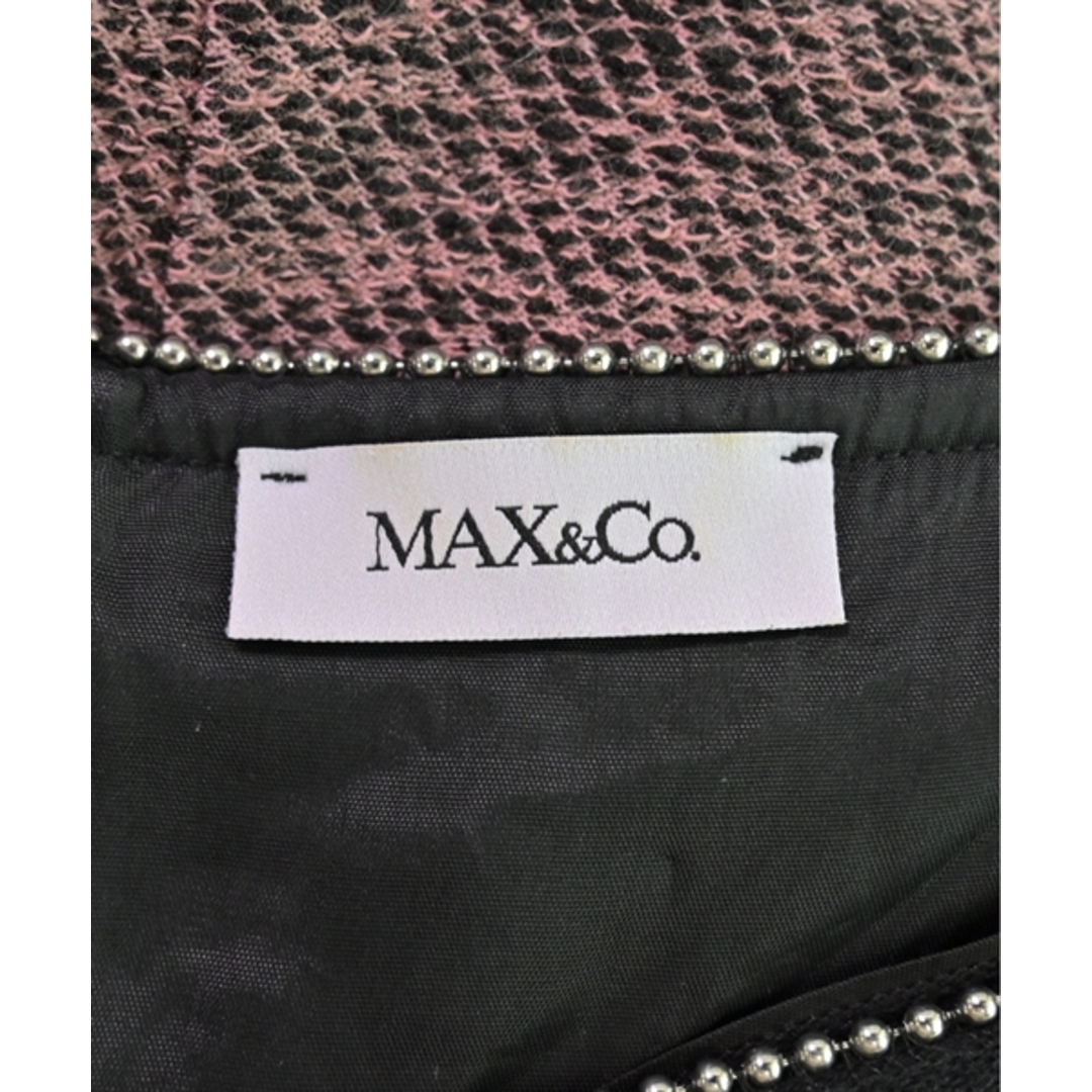 Max & Co.(マックスアンドコー)のMAX&CO. マックスアンドコー ワンピース S ピンク系x黒(ミックス) 【古着】【中古】 レディースのワンピース(ひざ丈ワンピース)の商品写真