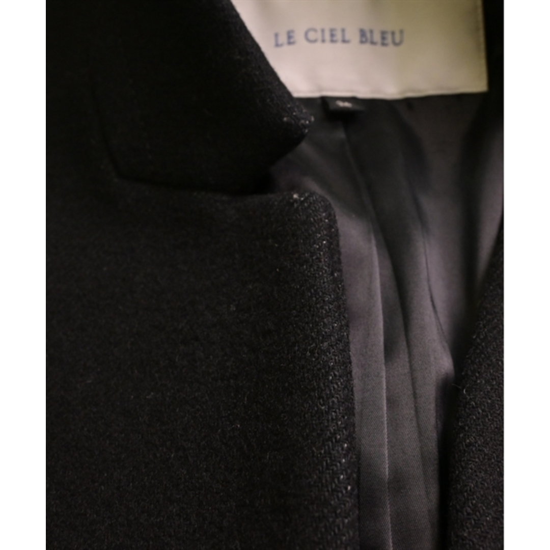 LE CIEL BLEU(ルシェルブルー)のLE CIEL BLEU ルシェルブルー コート 36(S位) 黒 【古着】【中古】 レディースのジャケット/アウター(その他)の商品写真