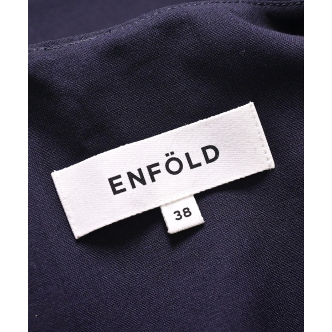 ENFOLD(エンフォルド)のENFOLD エンフォルド オールインワン/サロペット 38(M位) 紺 【古着】【中古】 レディースのパンツ(サロペット/オーバーオール)の商品写真