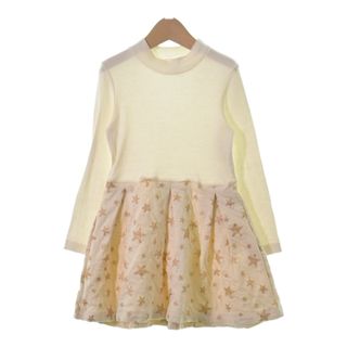 プチバトー(PETIT BATEAU)のPETIT BATEAU プチバトー ワンピース（その他） 116 ベージュ系 【古着】【中古】(ワンピース)