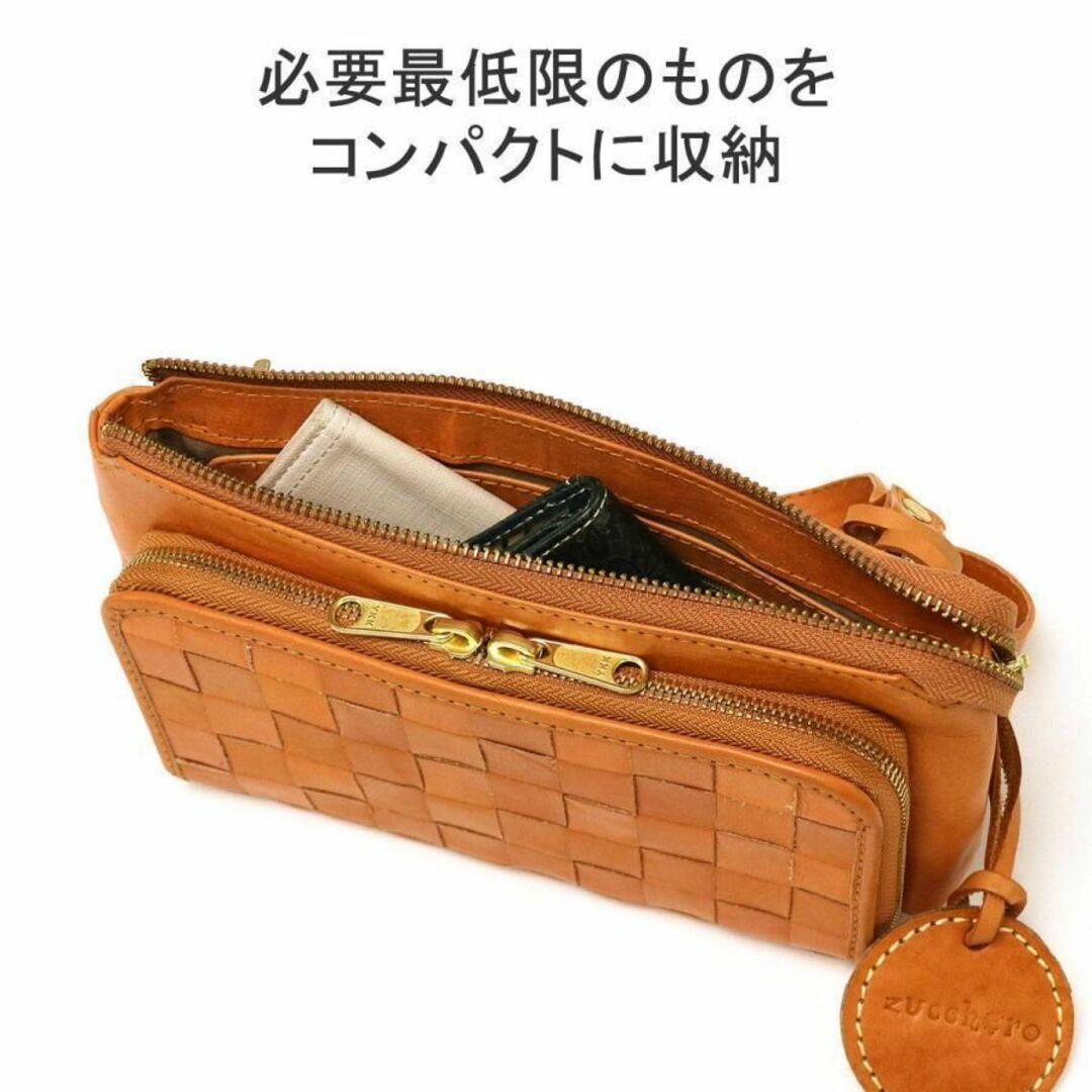 Zucchero filato(ズッケロフィラート)のレディースファッション【新品】ショルダーバッグ　ズッケロ お財布 ブラウン　BR レディースのバッグ(ショルダーバッグ)の商品写真