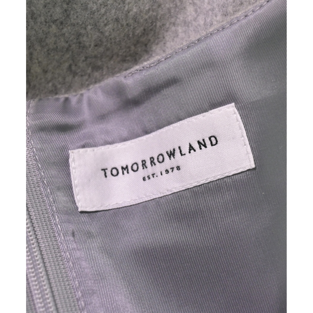 TOMORROWLAND(トゥモローランド)のTOMORROWLAND トゥモローランド ワンピース 34(XS位) グレー 【古着】【中古】 レディースのワンピース(ひざ丈ワンピース)の商品写真