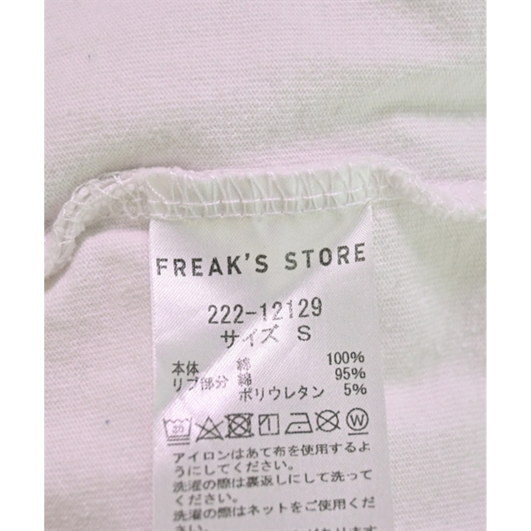 FREAK'S STORE(フリークスストア)のFREAK'S STORE フリークスストア Tシャツ・カットソー S 白 【古着】【中古】 メンズのトップス(Tシャツ/カットソー(半袖/袖なし))の商品写真