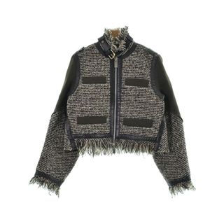 サカイ(sacai)のsacai サカイ ブルゾン（その他） 1(S位) 茶x黒xカーキ等 【古着】【中古】(その他)